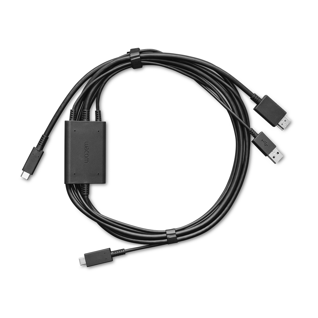 Wacom One 3 in 1 Cable