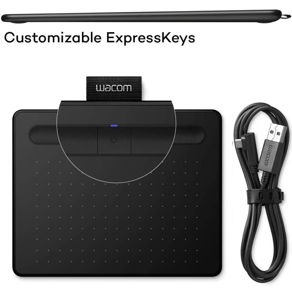 Intuos Medium With Bluetooth Drawing Creative Pen Tablet 